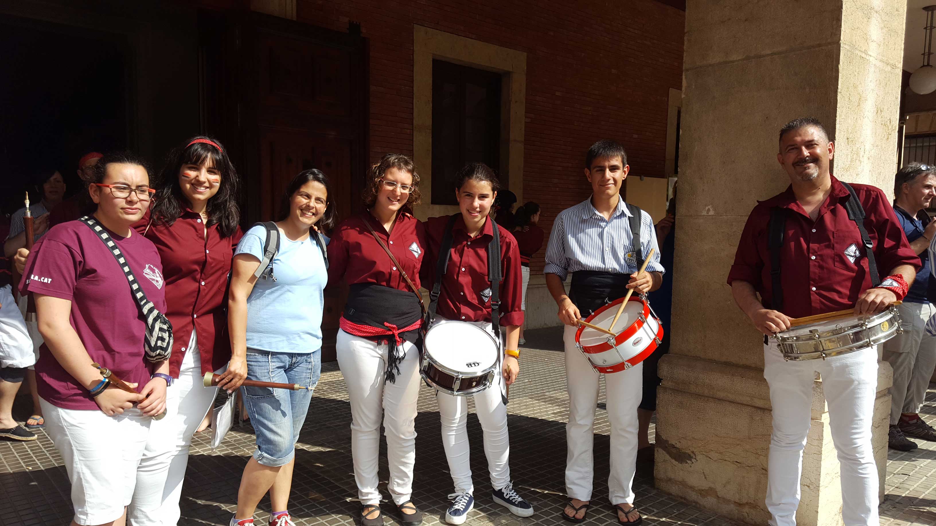 Músics dels Castellers de Tortosa