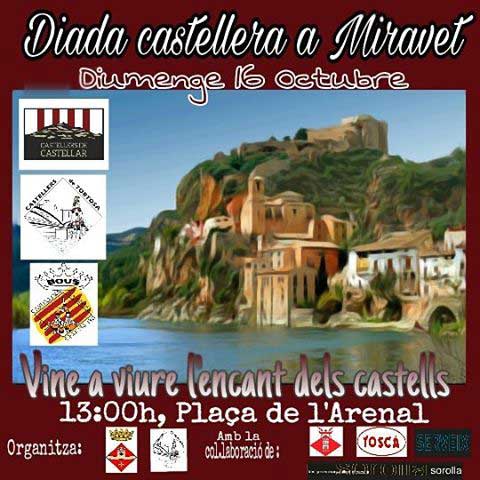 Diada de Castellers de Tortosa a Miravet