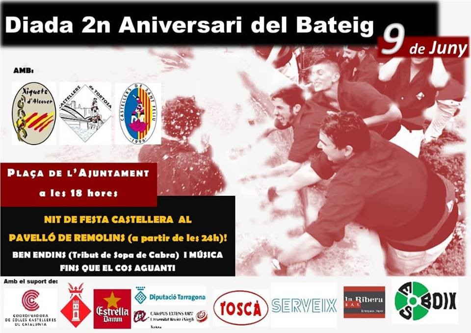 Diada del 2n Aniversari dels Castellers de Tortosa