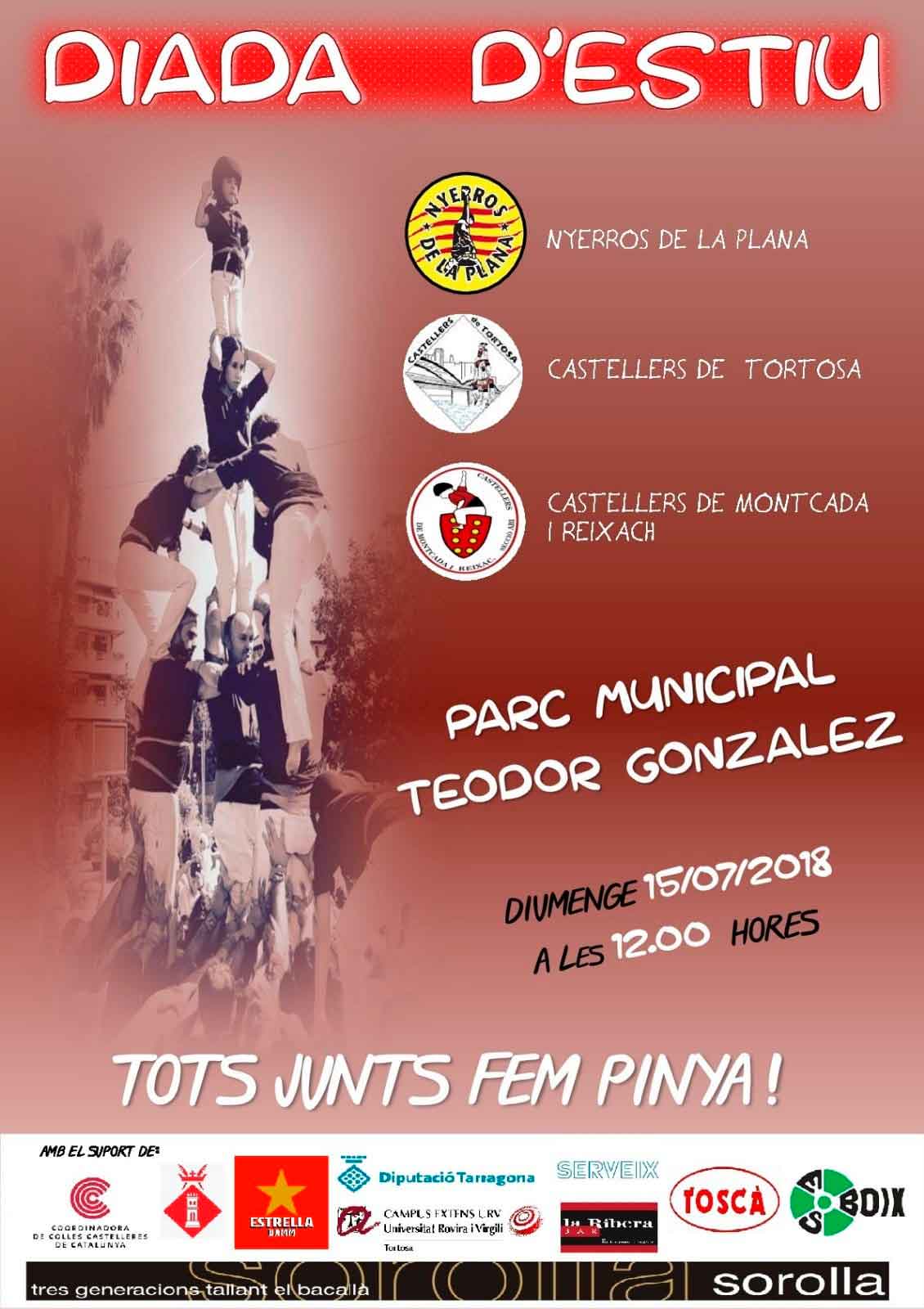 Diada d'Estiu 2018 dels Castellers de Tortosa